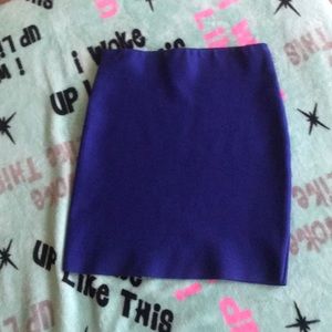 Forever 21 blue pencil skirt